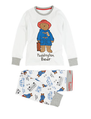 Cotton Rich Paddington Bear™ Pyjamas (1-8 Years) Image 2 of 4
