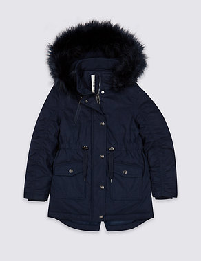 Cotton Rich Parka (3-16 Years) Image 2 of 7