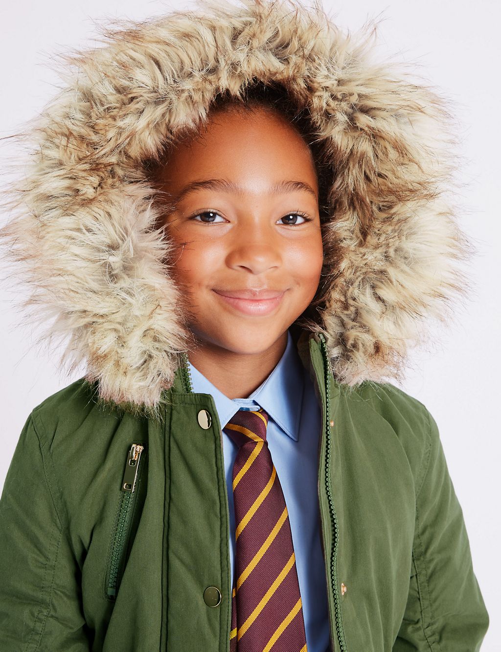 Cotton Rich Parka (3-16 Years) 7 of 7