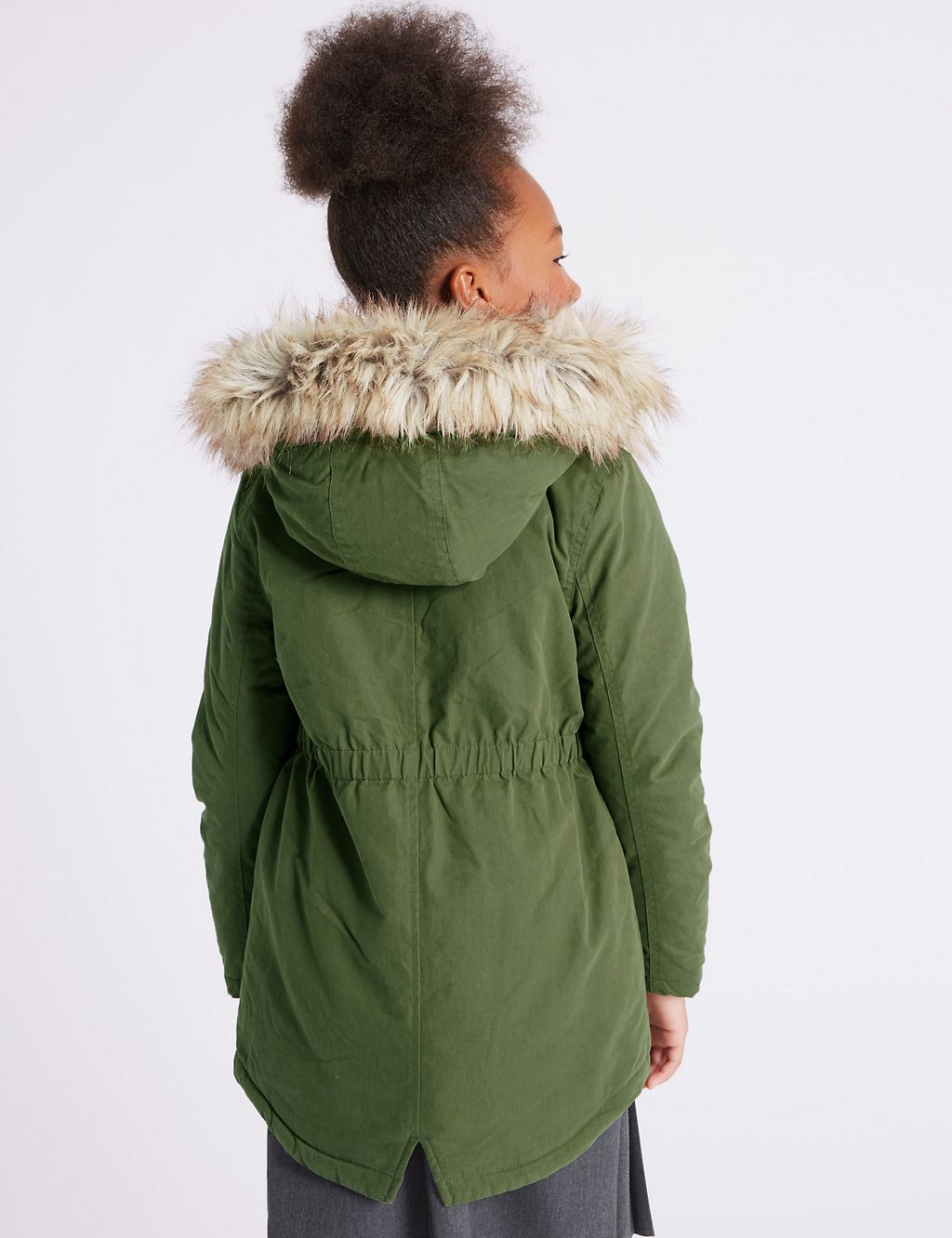 Cotton Rich Parka (3-16 Years) 4 of 7