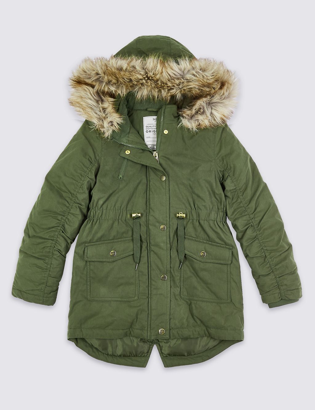 Cotton Rich Parka (3-16 Years) 1 of 7