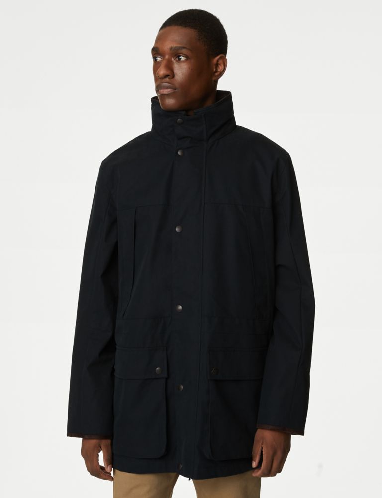 Cotton Rich Parka Jacket with Stormwear™ 4 of 8