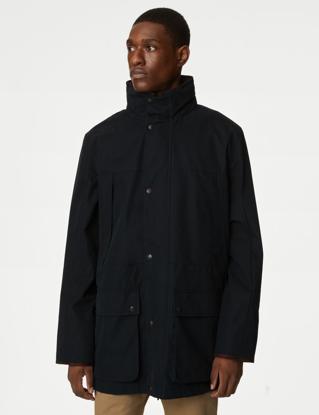 Cotton Rich Parka Jacket with Stormwear™ 7 of 8