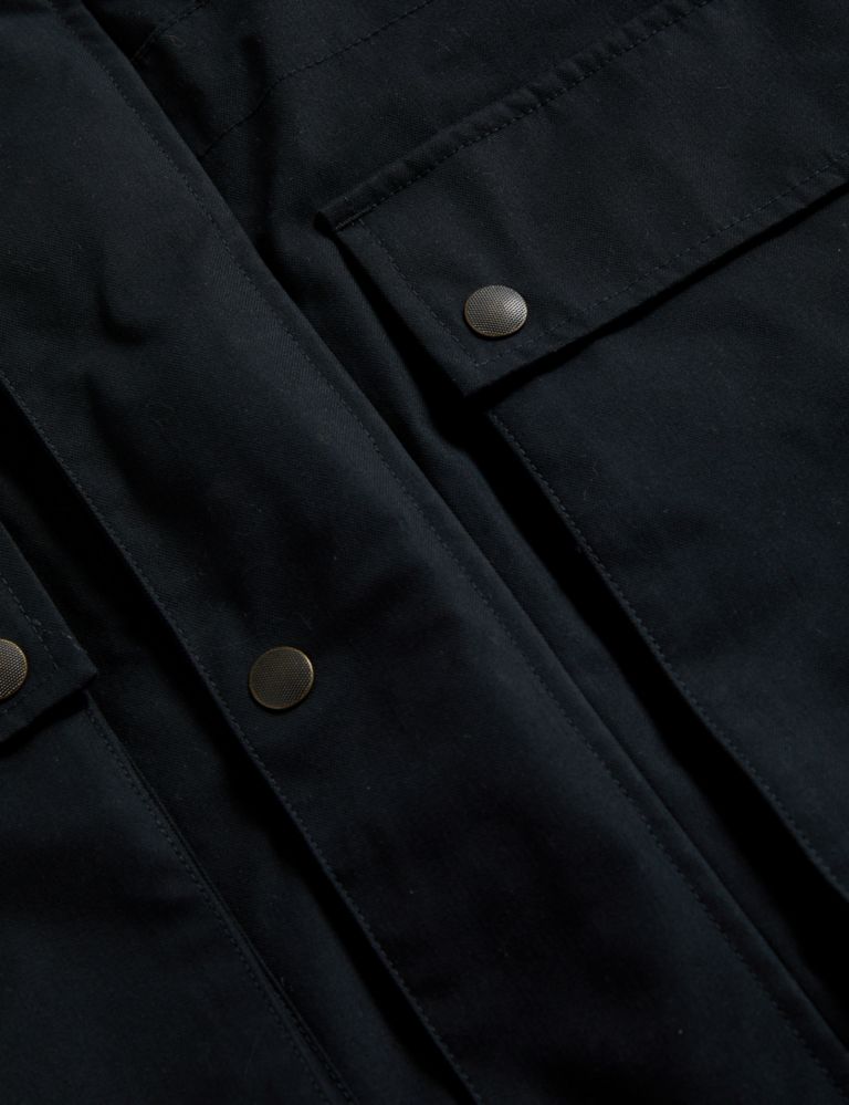 Cotton Rich Parka Jacket with Stormwear™ 8 of 8