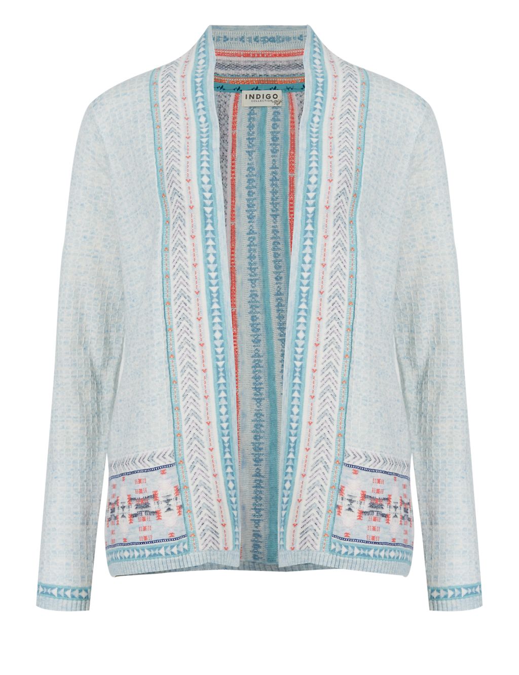 Cotton Rich Patterned Cardigan 1 of 4