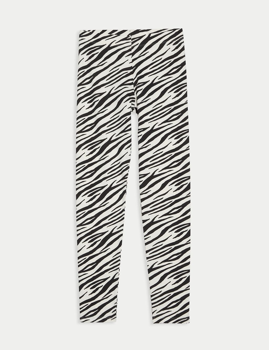 Cotton Rich Patterned Leggings (6-16 Yrs) 1 of 4