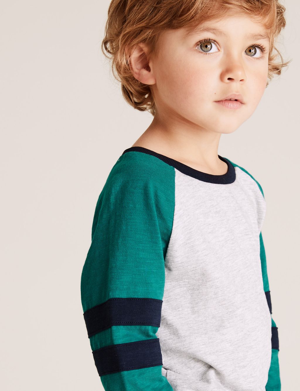 Cotton Rich Patterned Top (2-7 Yrs) | M&S