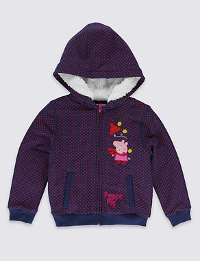 Cotton Rich Peppa Pig™ Hooded Sweatshirt (1-7 Years) Image 2 of 3