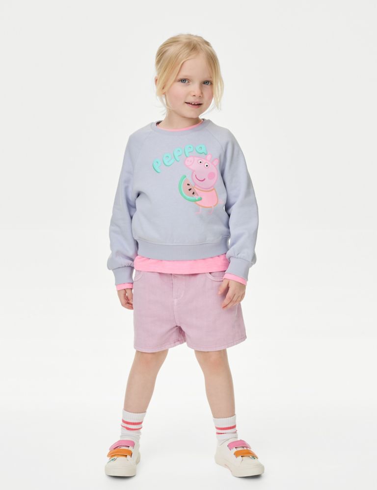 Cotton Rich Peppa Pig™ Sweatshirt (2-8 Years) 1 of 6
