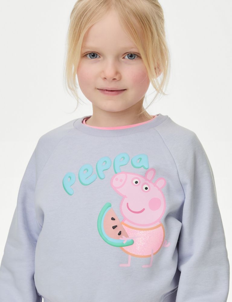 Cotton Rich Peppa Pig™ Sweatshirt (2-8 Years) 3 of 6