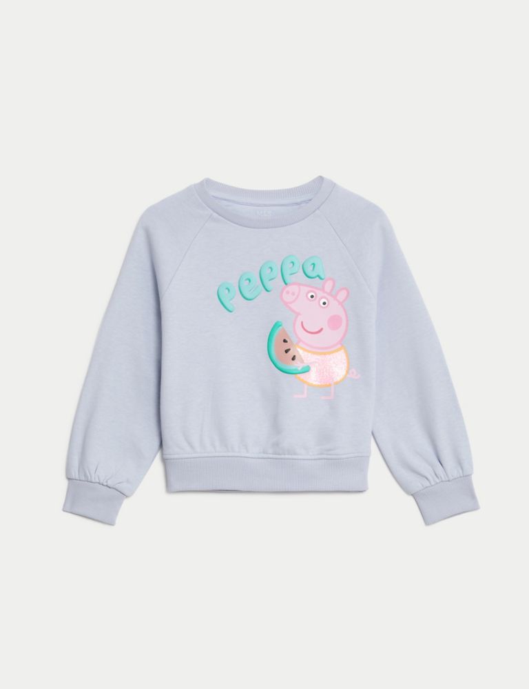 Cotton Rich Peppa Pig™ Sweatshirt (2-8 Years) 2 of 6