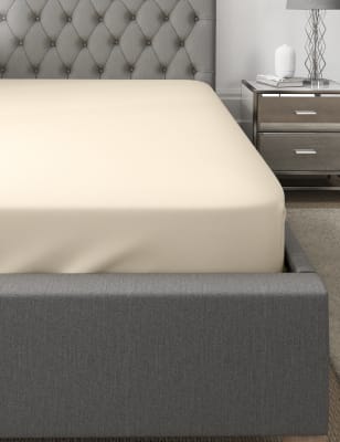 Cotton Rich Percale Deep Fitted Sheet Image 2 of 3