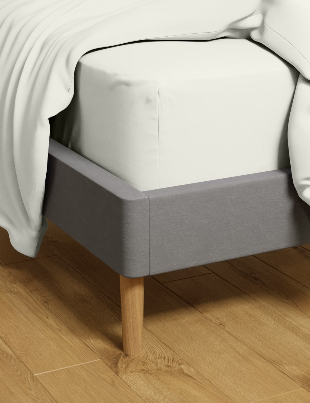 Cotton Rich Percale Deep Fitted Sheet 3 of 4
