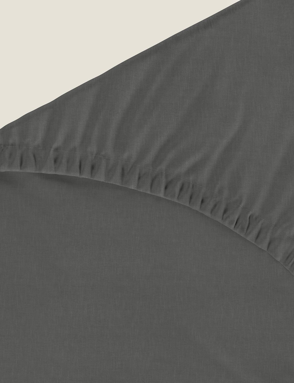 Cotton Rich Percale Deep Fitted Sheet 1 of 4