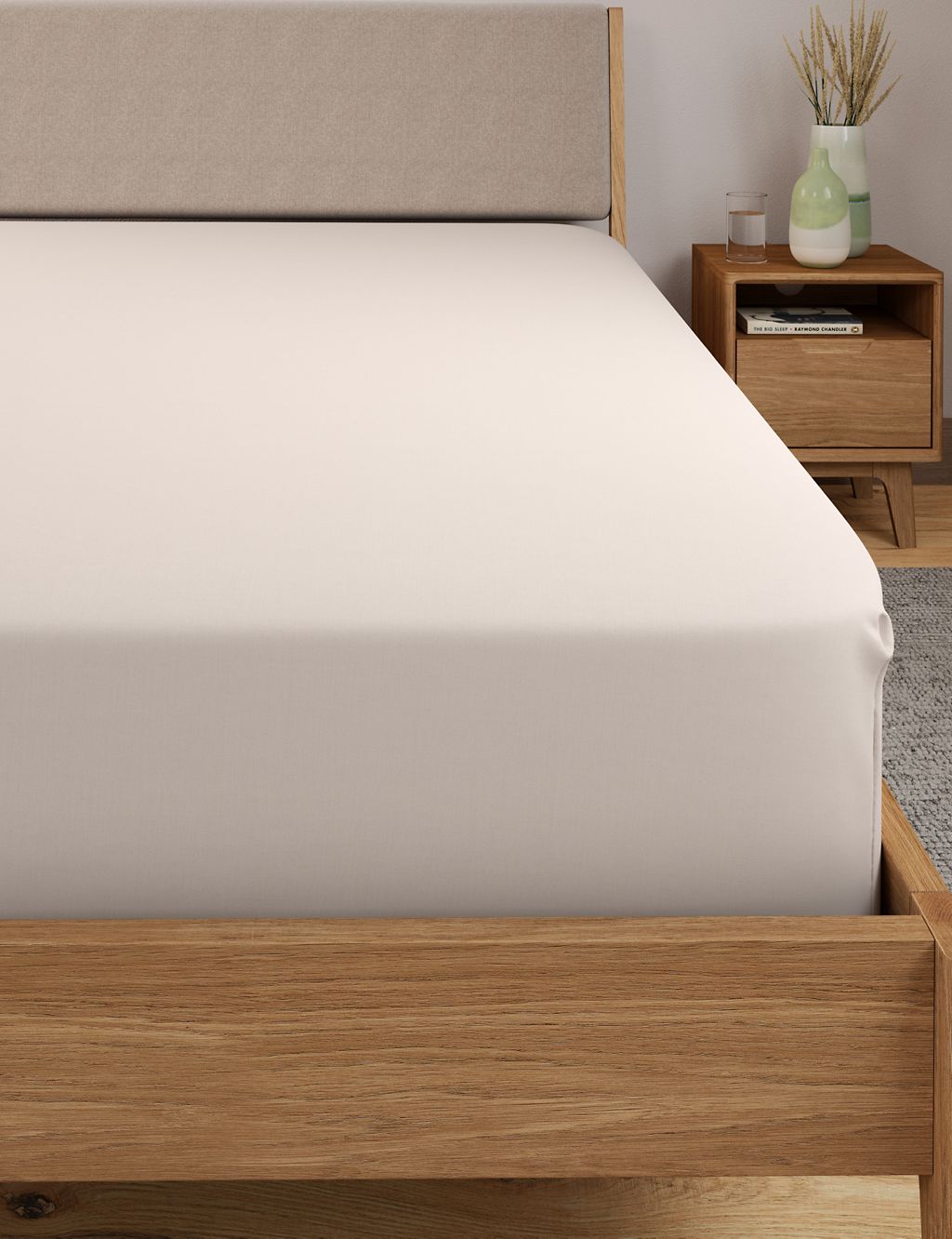 Cotton Rich Percale Extra Deep Fitted Sheet 1 of 3