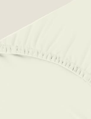 Cotton Rich Percale Fitted Sheet Image 2 of 4