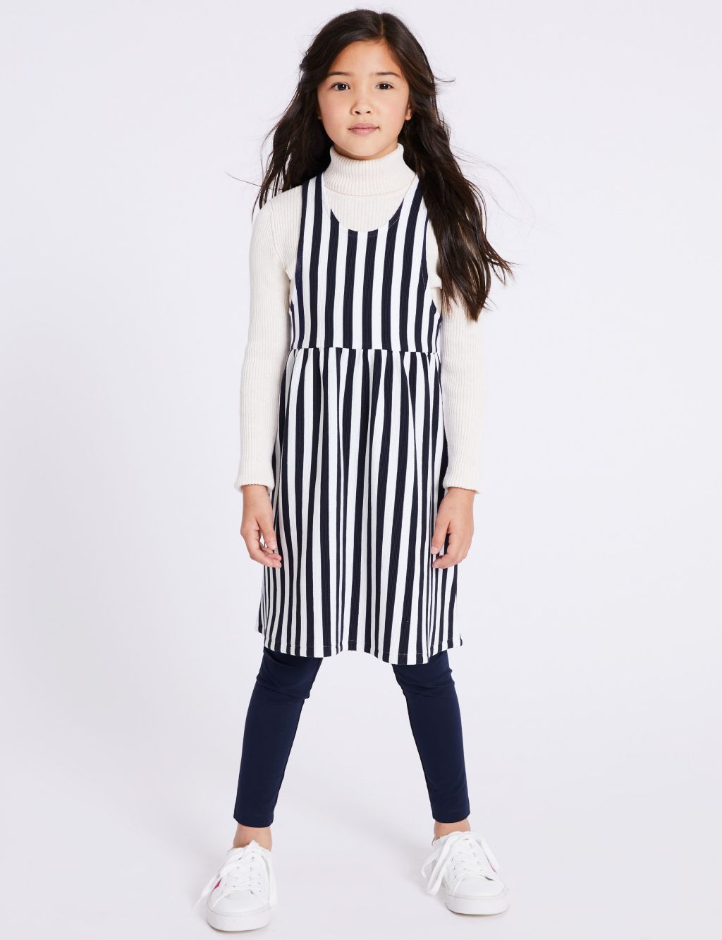 Cotton Rich Pinny Dress (3-16 Years) 3 of 3