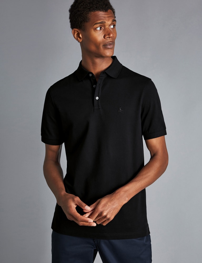 Cotton Rich Pique Polo Shirt 1 of 6