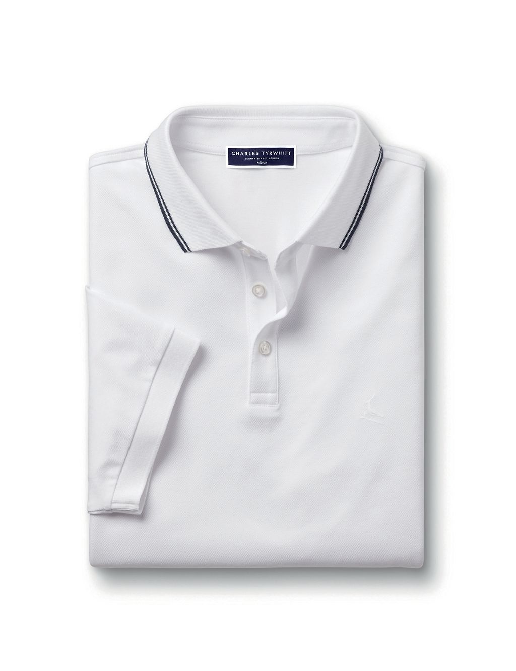 Cotton Rich Pique Polo Shirt 1 of 5