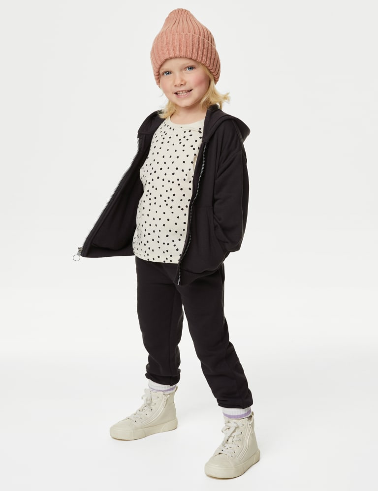 Cotton Rich Plain Hoodie (2-8 Yrs) 5 of 5