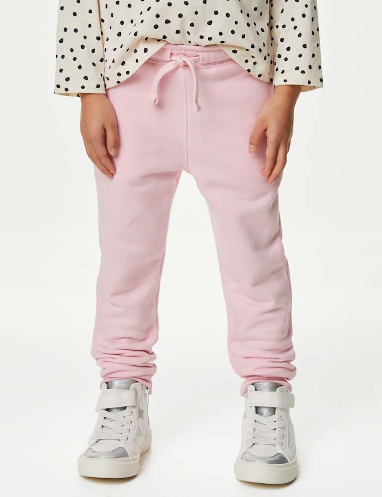 Cotton Rich Plain Joggers (2-7 Yrs) 4 of 5