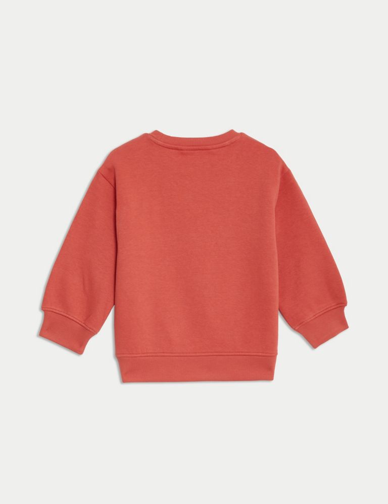 Cotton Rich Plain Sweatshirt (2-8 Yrs) 2 of 2