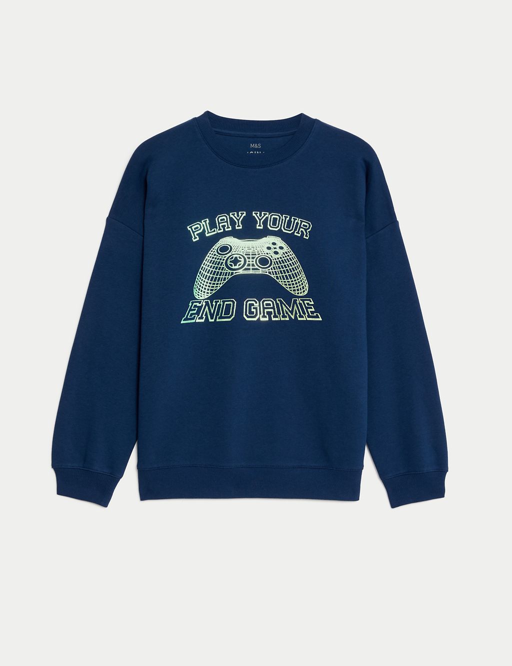 Cotton Rich Play Your End Game Sweatshirt (6-16 Yrs) 3 of 3