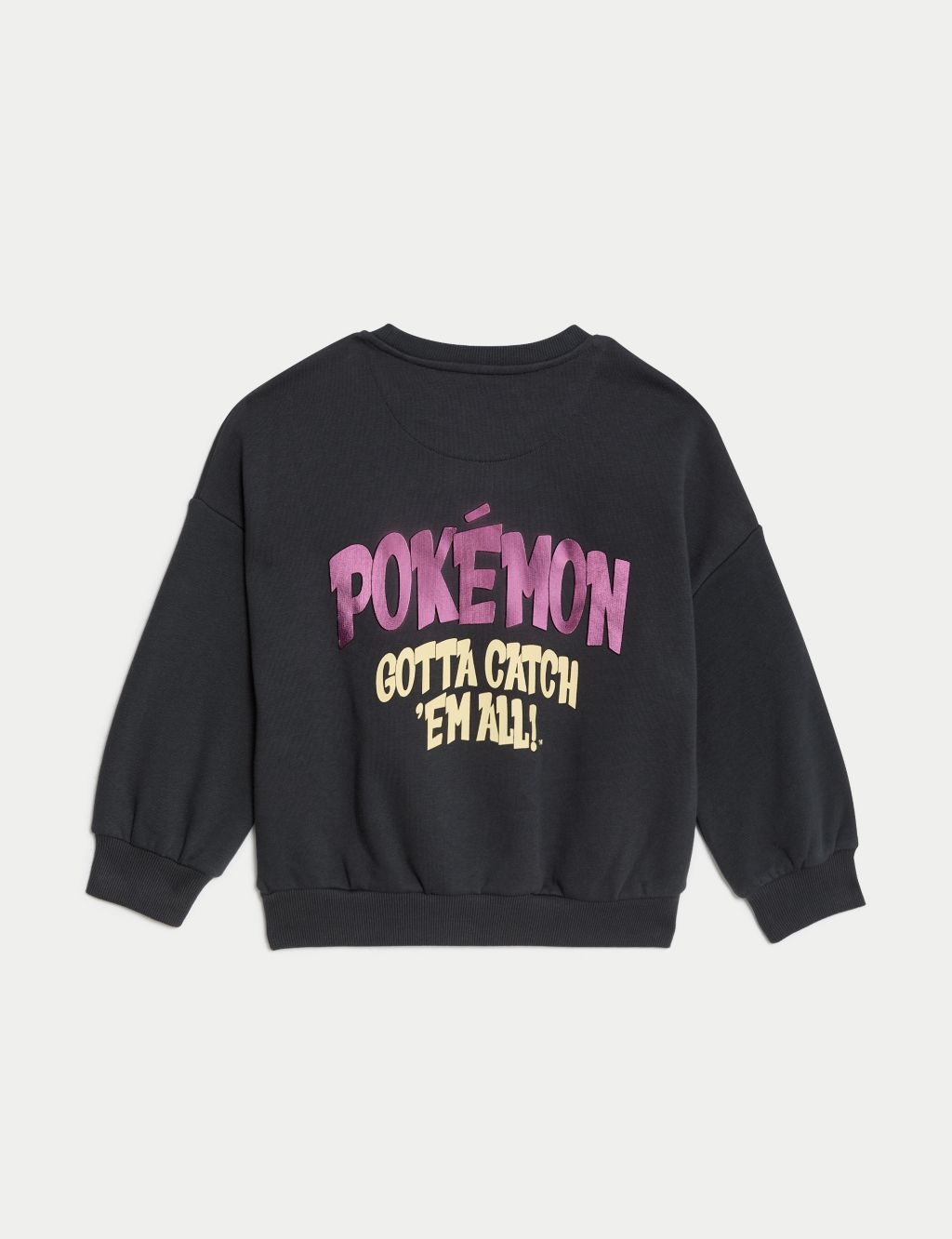 Cotton Rich Pokémon™ Sweatshirt (2-8 Yrs), M&S Collection