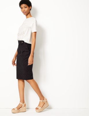 Polka dot skirt marks and clearance spencer