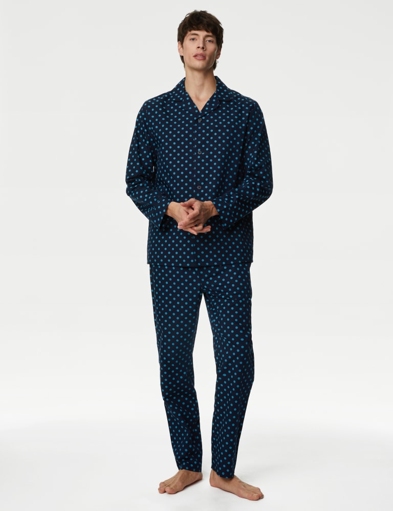 Cotton Rich Polka Dot Pyjama Bottoms Autograph M S