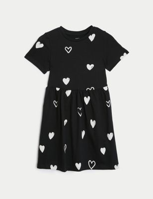 Cotton Rich Printed Dress (2-8 Yrs) Image 2 of 4
