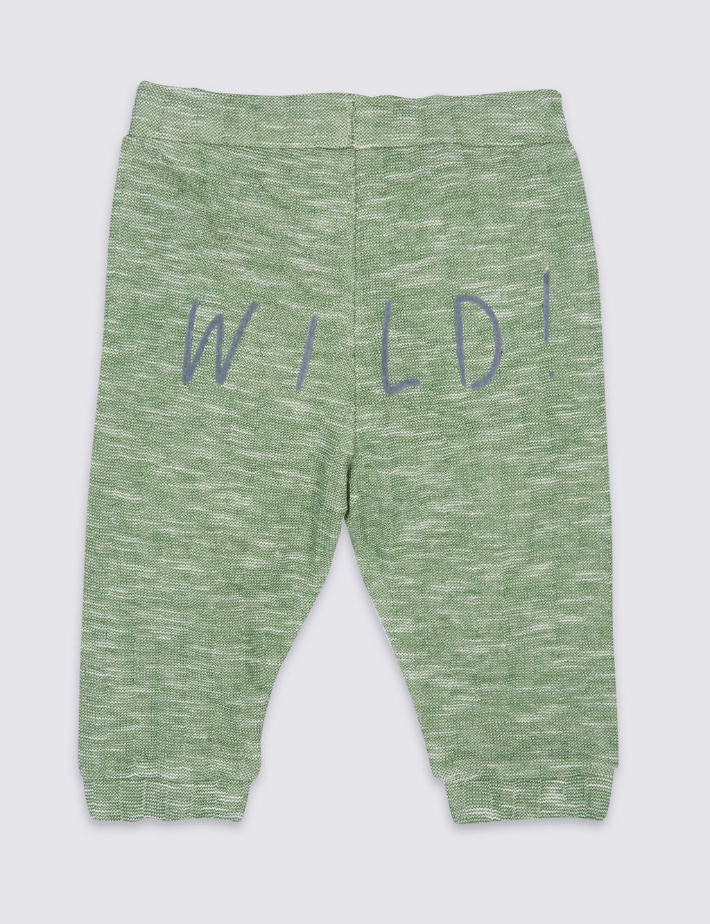 Cotton Rich Printed Joggers 1 of 4
