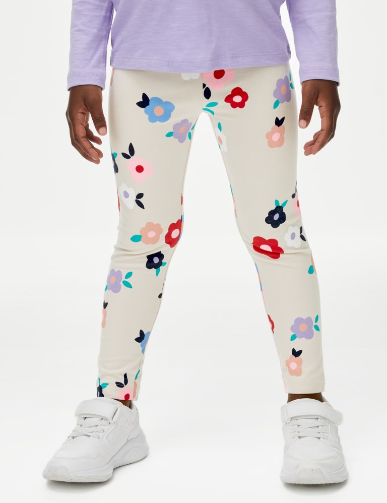 Cotton Rich Patterned Leggings (2-8 Yrs)