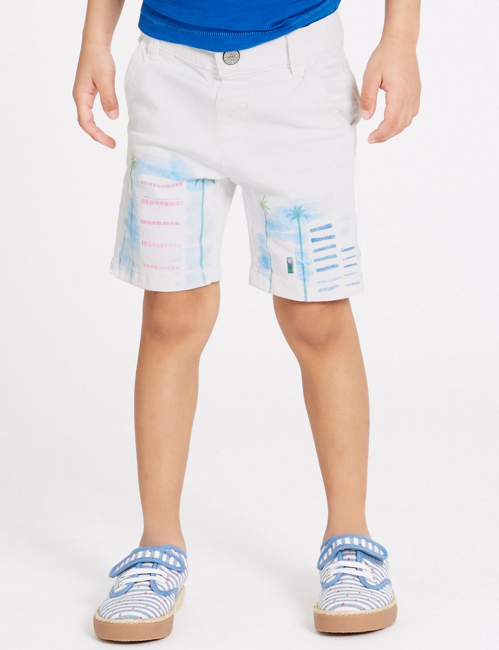 Cotton Rich Printed Shorts (3 Months - 7 Years) 2 of 4