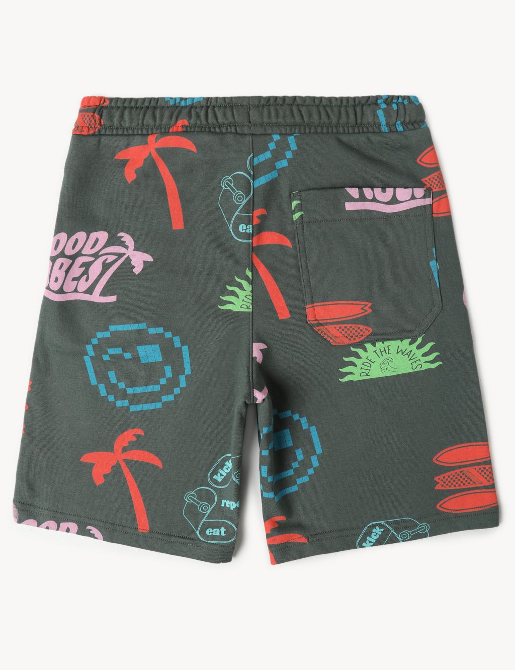 Cotton Rich Printed Shorts (6-16 Yrs) 2 of 5