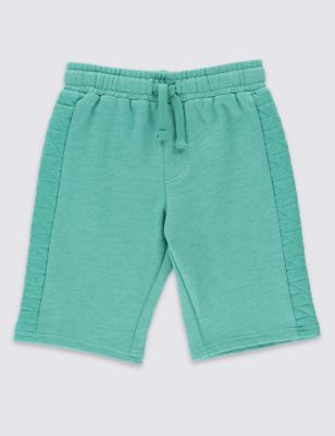 Cotton Rich Quilted Shorts (1-7 Years) Image 2 of 4