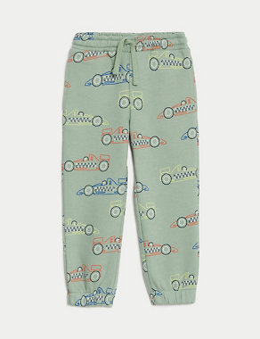 Cotton Rich Racing Car Joggers (2-8 Yrs) Image 2 of 4