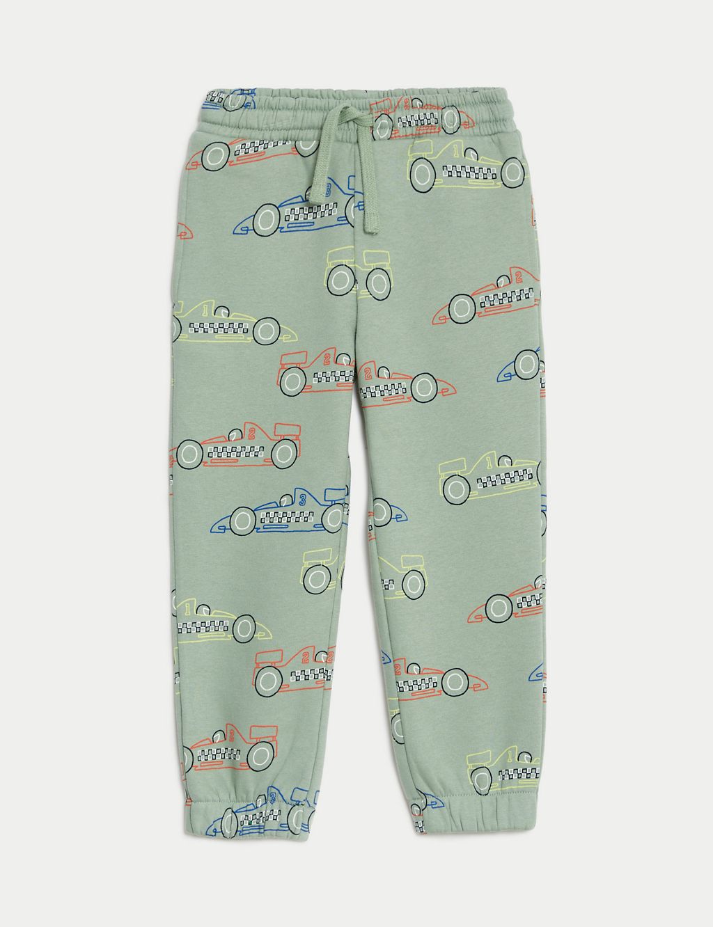 Cotton Rich Racing Car Joggers (2-8 Yrs) 1 of 4