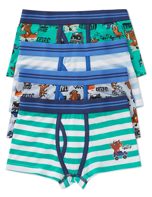 Cotton Rich Racoon Trunks (1-7 Years) Image 1 of 1