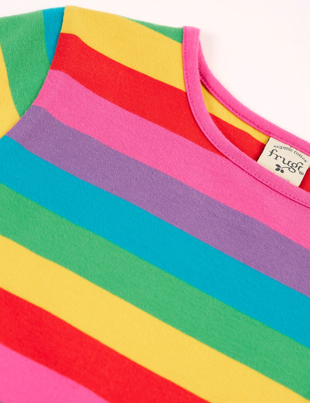 Cotton Rich Rainbow Stripe Dress (0 Mths–4 Yrs) 2 of 5