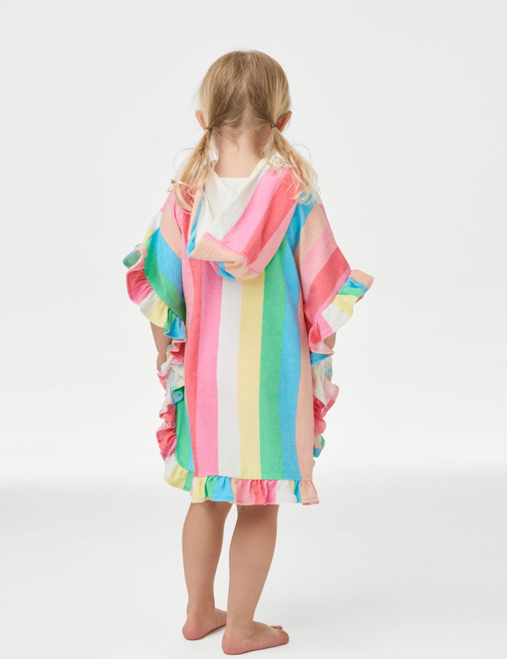 Cotton Rich Rainbow Towelling Poncho (2-8 Yrs) 5 of 5
