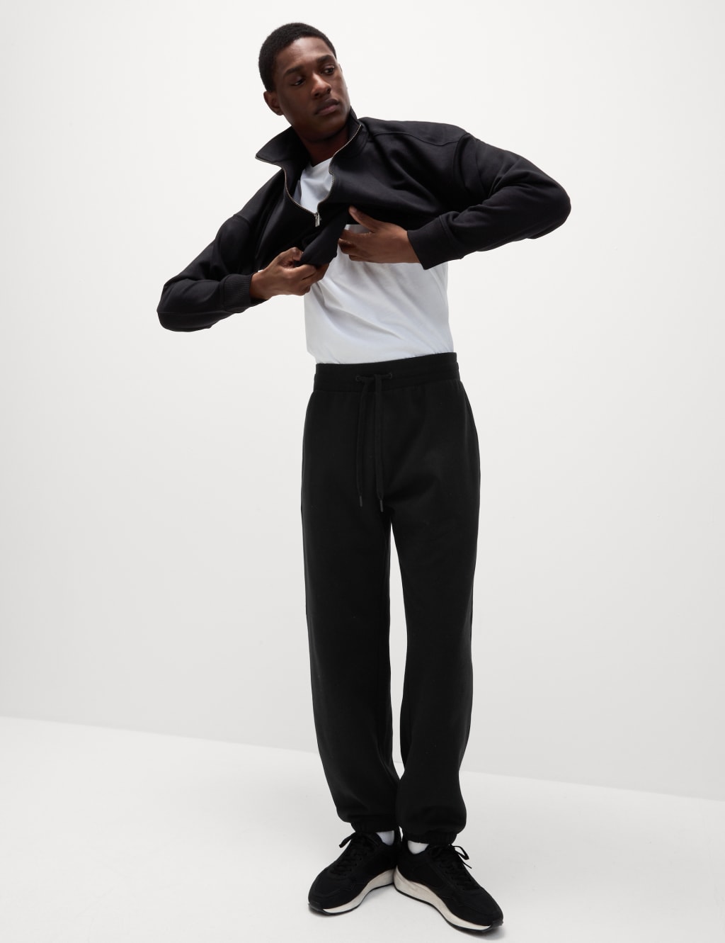 Cotton Rich Relaxed Fit Joggers 1 of 5