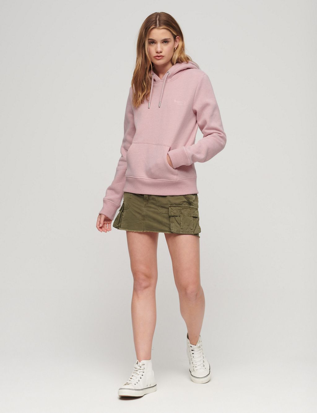 Cotton Rich Relaxed Hoodie 1 of 3
