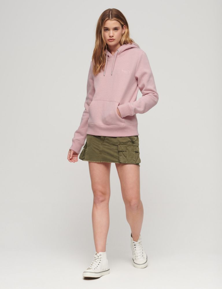 Cotton Rich Relaxed Hoodie 2 of 3