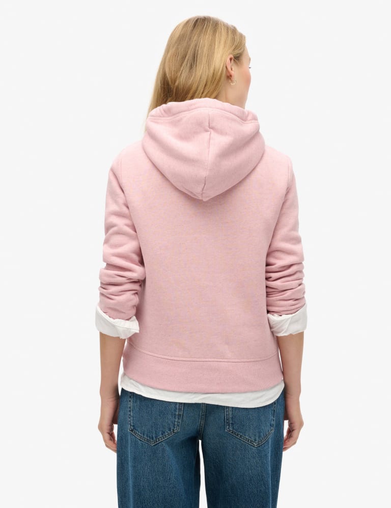 Cotton Rich Relaxed Hoodie 3 of 3