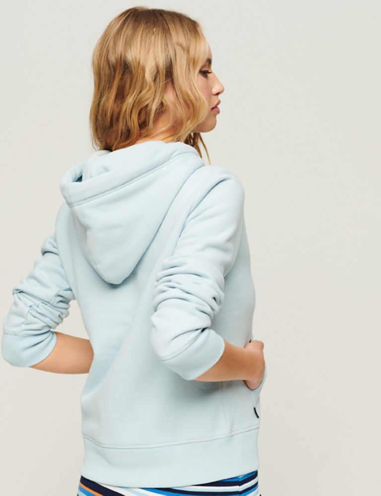 Cotton Rich Relaxed Hoodie 3 of 5