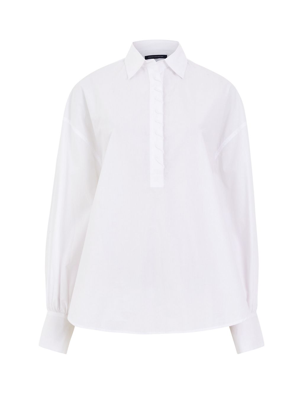 Cotton Rich Relaxed Puff Sleeve Shirt 1 of 4