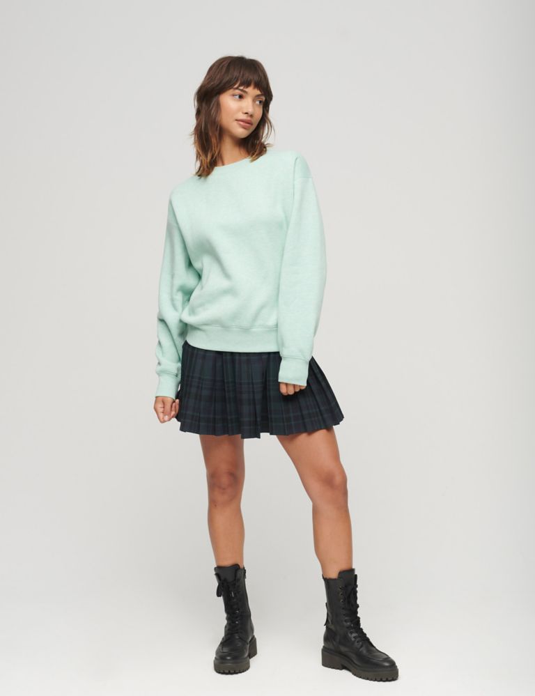 Cotton Rich Relaxed Sweatshirt 2 of 3