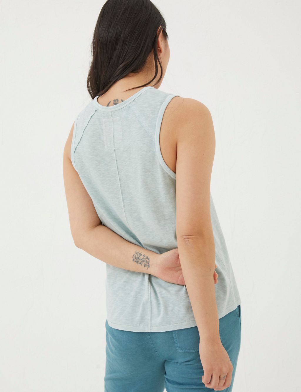 Cotton Rich Relaxed Vest 2 of 5