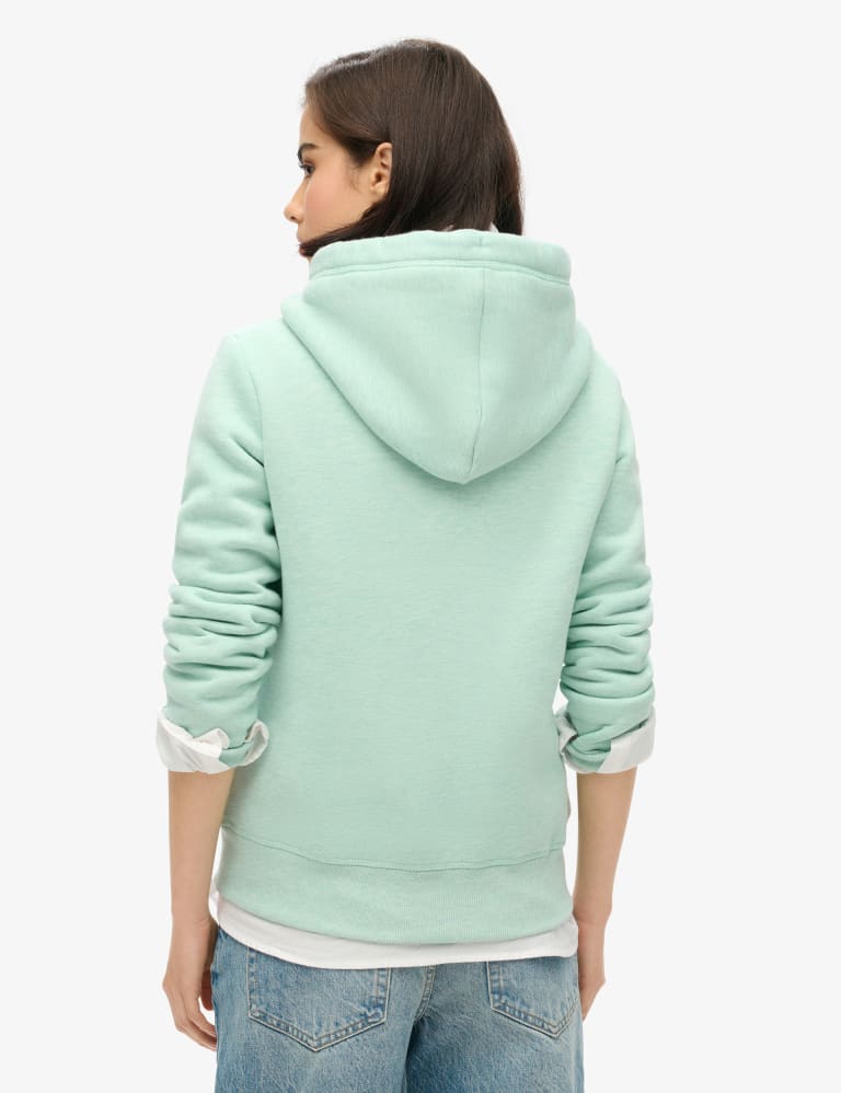 Cotton Rich Relaxed Zip Up Hoodie 3 of 4